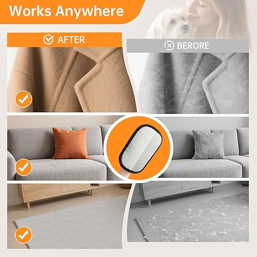 Pet Hair Removal Gloves (Pack of 2)