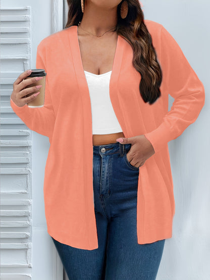 Solid Color Cardigan Women Elegant Simple Versatile Coat