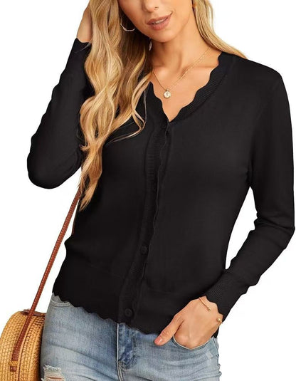 Fashion Short Knitted Cardigan Coat