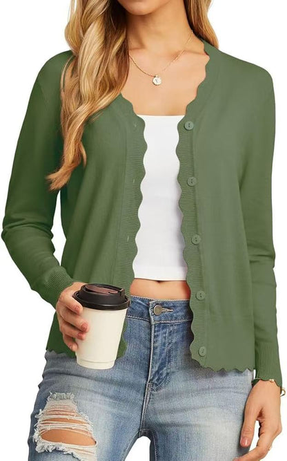 Fashion Short Knitted Cardigan Coat