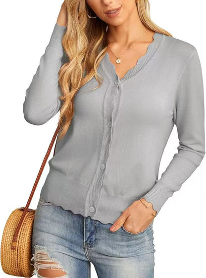 Fashion Short Knitted Cardigan Coat