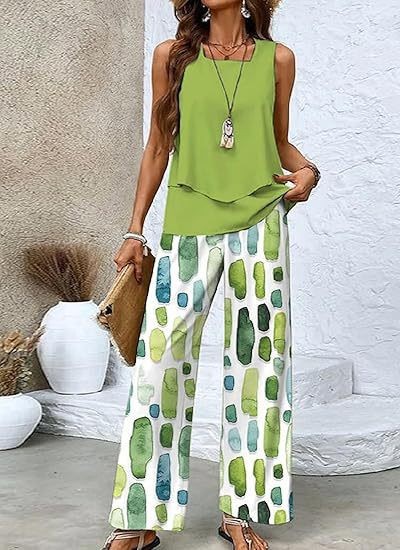 Women's Two-Piece Vest And Pants Set