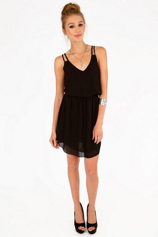 Sleeveless chiffon dress