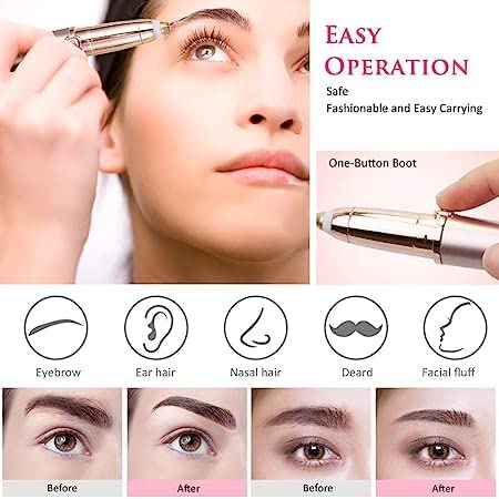 Flawless Eyebrow Trimmer - Precision Face & Eyebrow Hair Remover