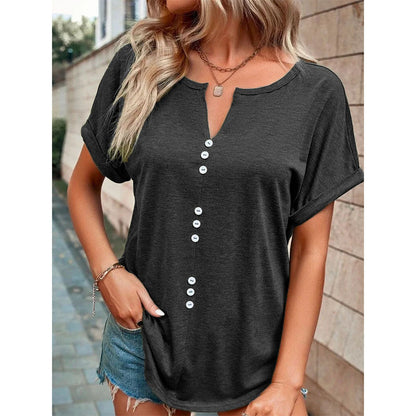 Summer Casual V-Neck Top