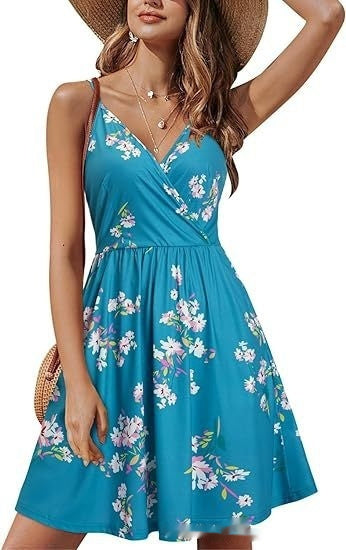 V-neck Strap Beach Skirt