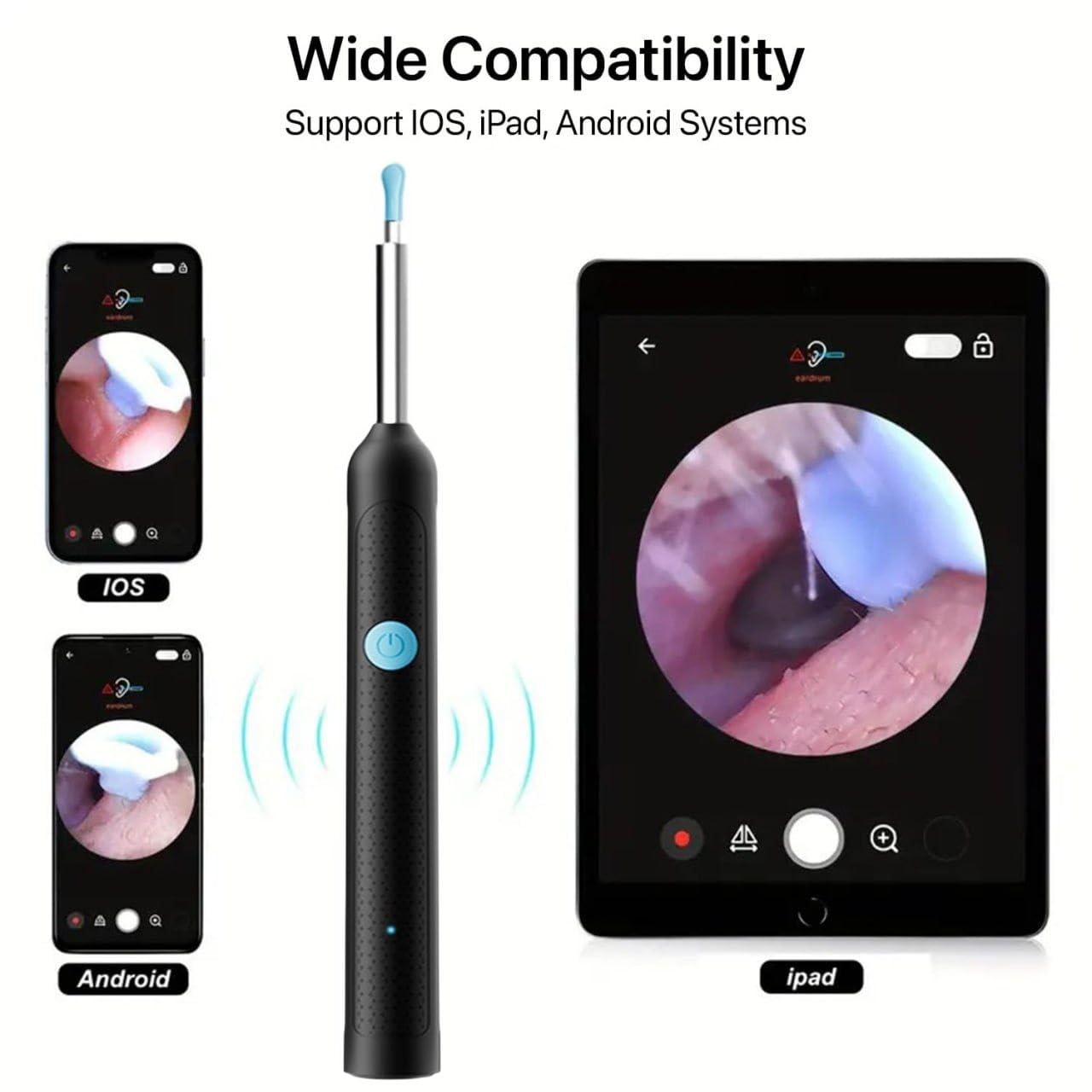Pro Visual Earwax Cleaner – Smart Otoscope with Ear Wax Removal Kit