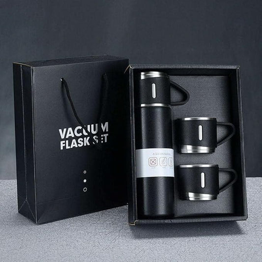Stainless Steel Vacuum Flask Set