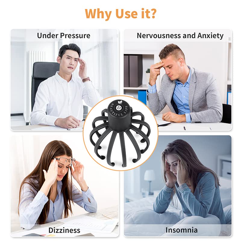 Electric Octopus Head Massager