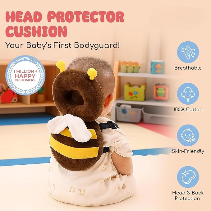 Bee Design Baby Head Protector Cushion