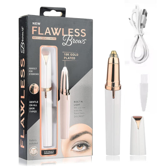 Flawless Eyebrow Trimmer - Precision Face & Eyebrow Hair Remover
