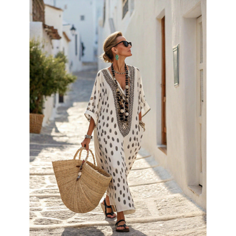 Three-quarter-length Sleeves With A Long Patch Pocket DRESS