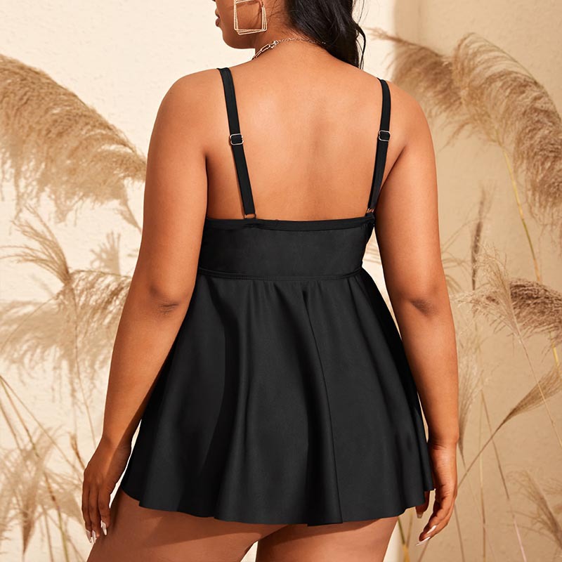 One Piece V-Neck Swimsuit