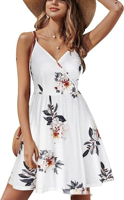 V-neck Strap Beach Skirt