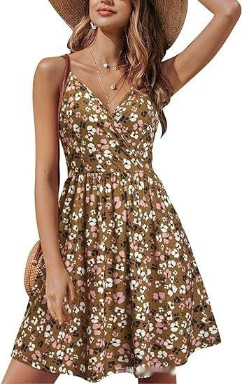 V-neck Strap Beach Skirt